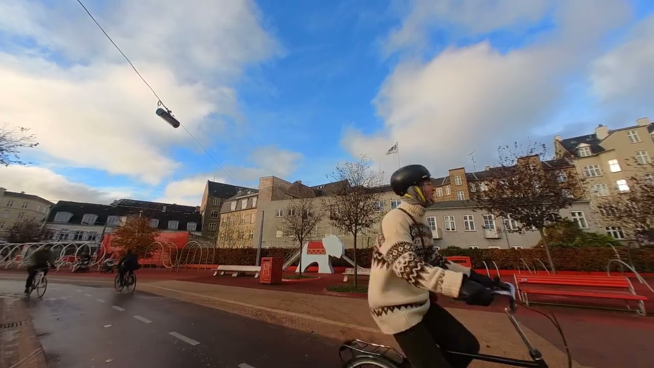 Superkilen, a public space in Nørrebro, Copenhagen Denmark.