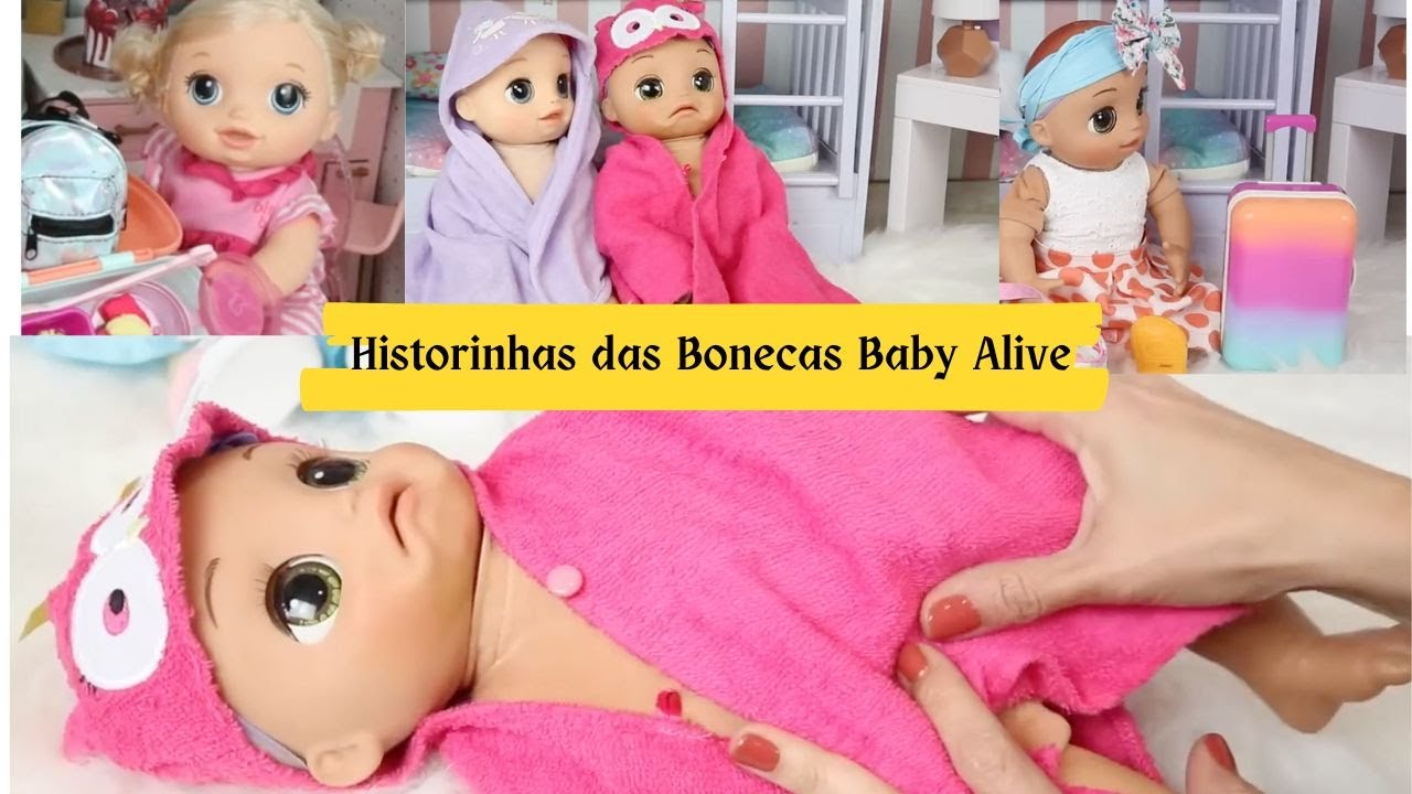 BABY ALIVE BRASIL Historinhas -Rotina das Minhas Bonecas Baby Alive