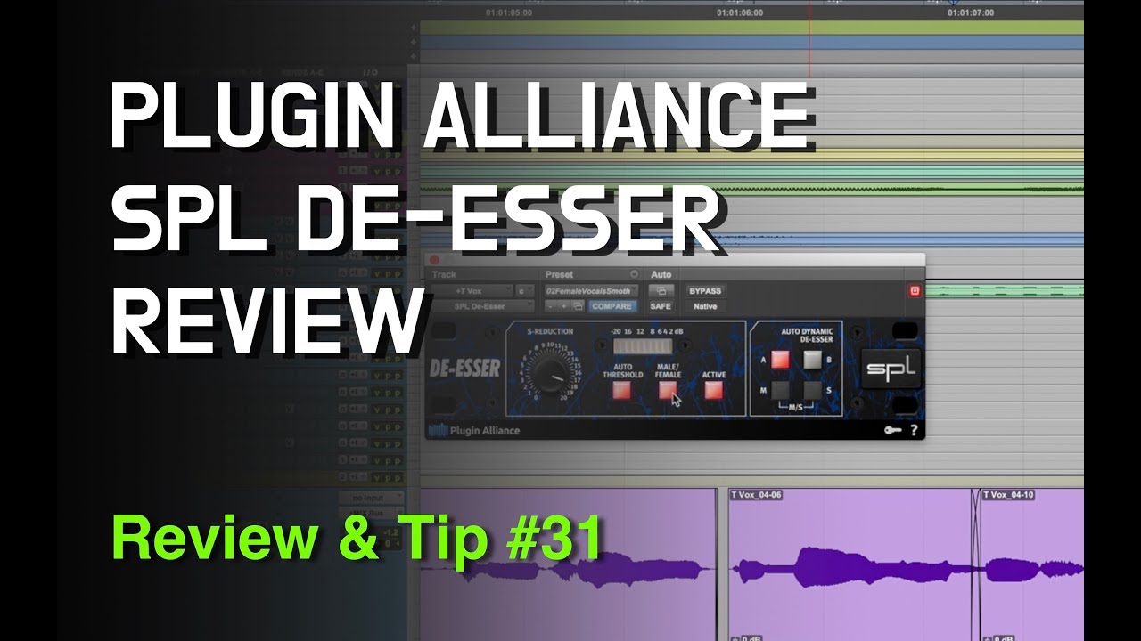 Plugin Alliance - SPL De-esser / 기존의 디에서가 어려웠다면 꼭 사용해보세요! / 믹싱 플러그인 / 리뷰&팁 #31