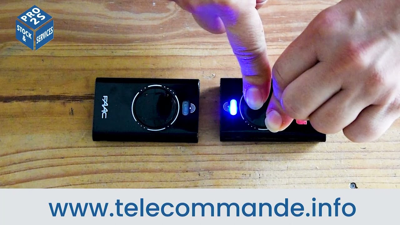 Comment copier une FAAC XT2-868 SLH vers FAAC XT2-868 SLH