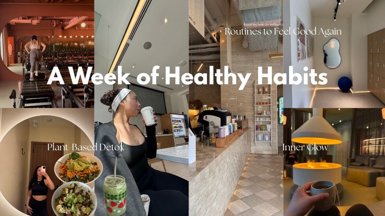 days of healthy habits 🌿 detox, plant-based meals & glowing from the inside out