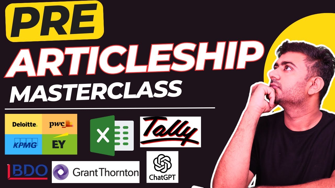 CA Pre Articleship Masterclass 🔥| Strategy, Skills & Secrets Every CA Inter Student MUST Know
