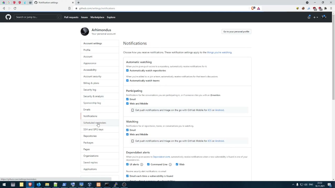 Github auth tokens | personal access tokens - авторизация по токену в Github
