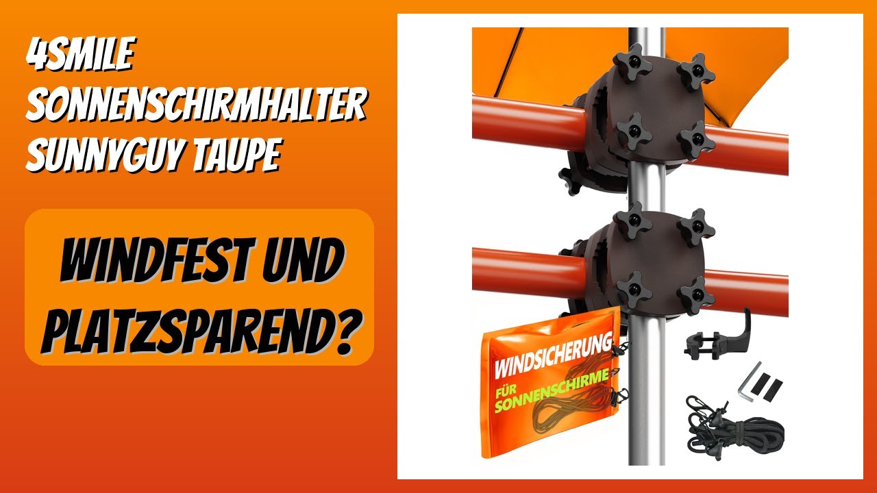 BEWERTUNG (2026): 4smile Sonnenschirmhalter SunnyGuy Taupe. Infos