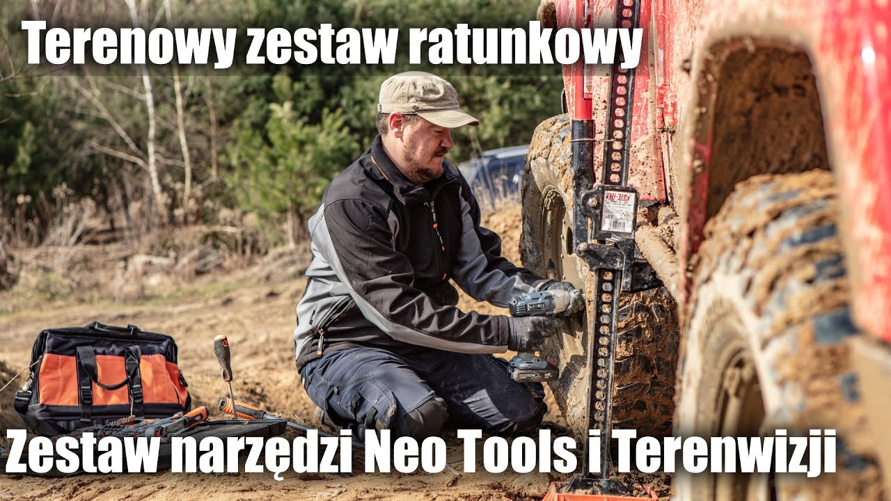 Terenowy zestaw ratunkowy. Zestaw narzędzi Neo Tools i Terenwizji