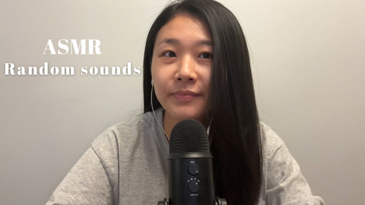 ASMR sounds (paper ripping/crumpling, bubble wrap)