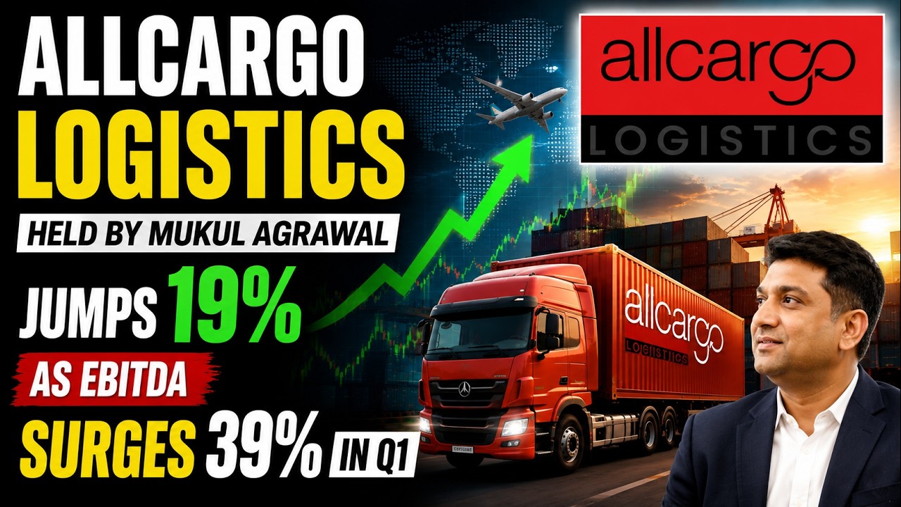 Allcargo Logistics Q1 FY27 Results⚡Mukul Agrawal Stock🔥₹14 Cr Profit, 39% EBITDA🚀Share News #stock