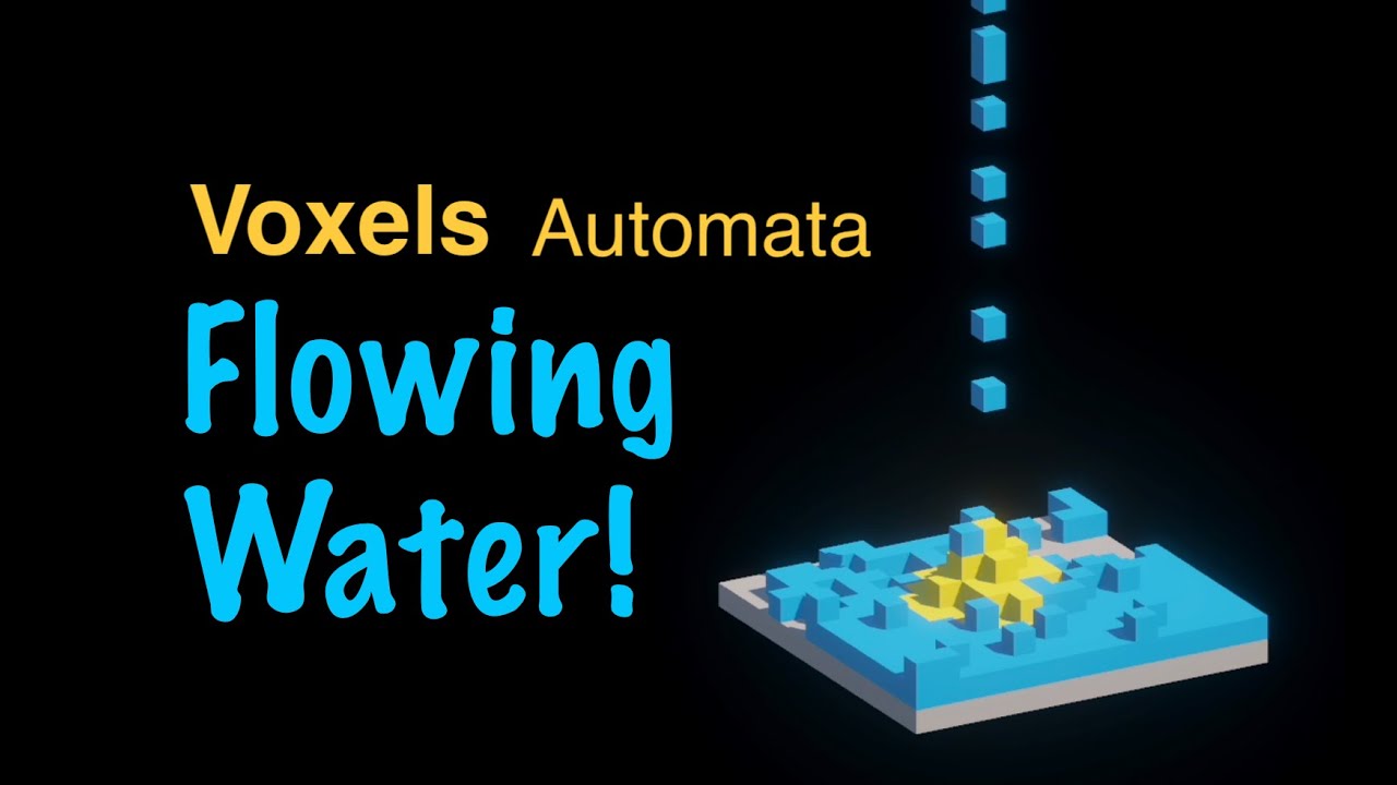 Flowing Water Voxels in Unity! - (Ep 6) Voxel Automata Sandbox