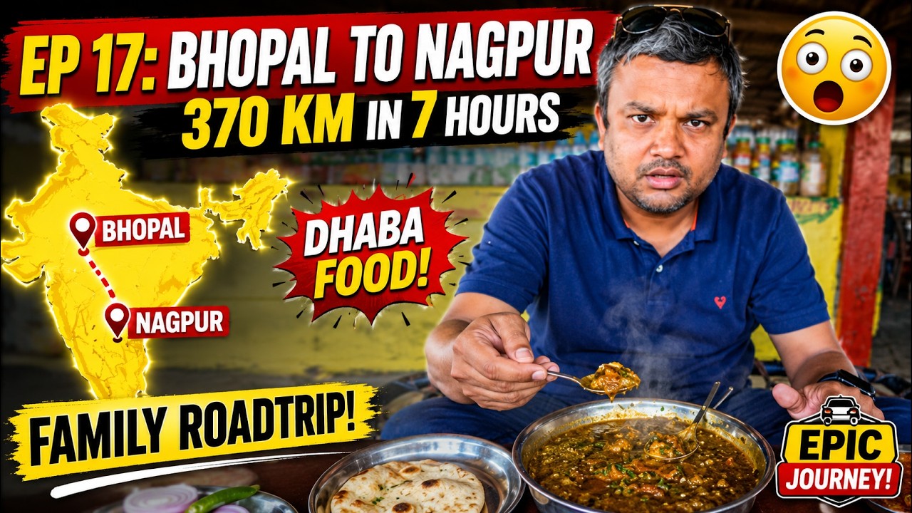 EP17 Bhopal to Nagpur by Road | Scenic Forests, Orange Orchards & Local Food | Bharat Ghoomo