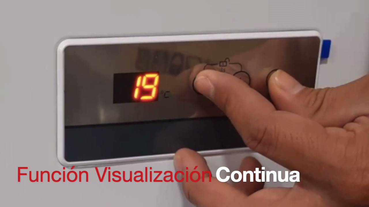 Visualización de Temperatura en control digital en congeladores horizontales de marca Torrey, Imbera