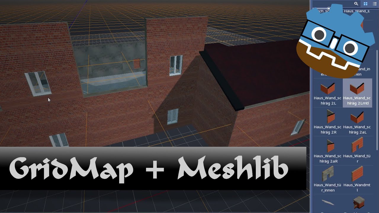 Level Bauen mit GridMap -Meshlib-  [GODOT ENGINE] / Deutsch