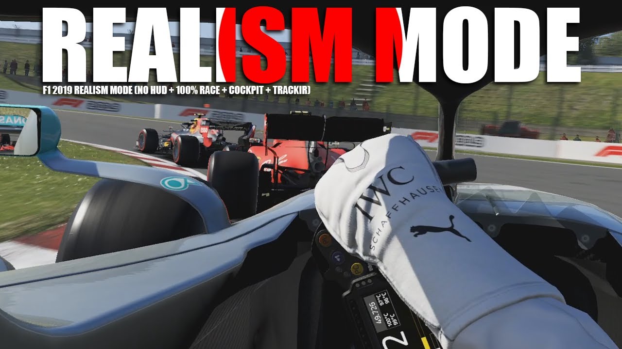 F1 2019 REALISM MODE (NO HUD + 100% RACE + COCKPIT + TRACKIR) @ Suzuka