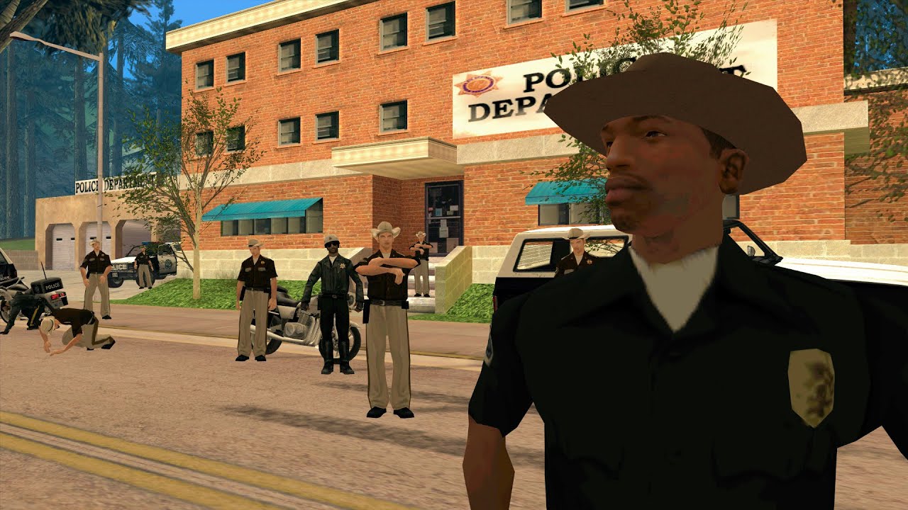 CJ Joins The Police V