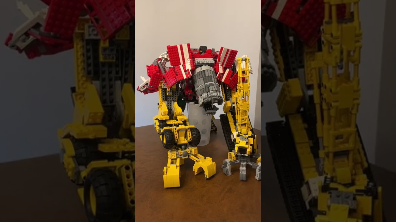 Lego ROTF devastator combines! #transformers #lego  #shorts #devastator