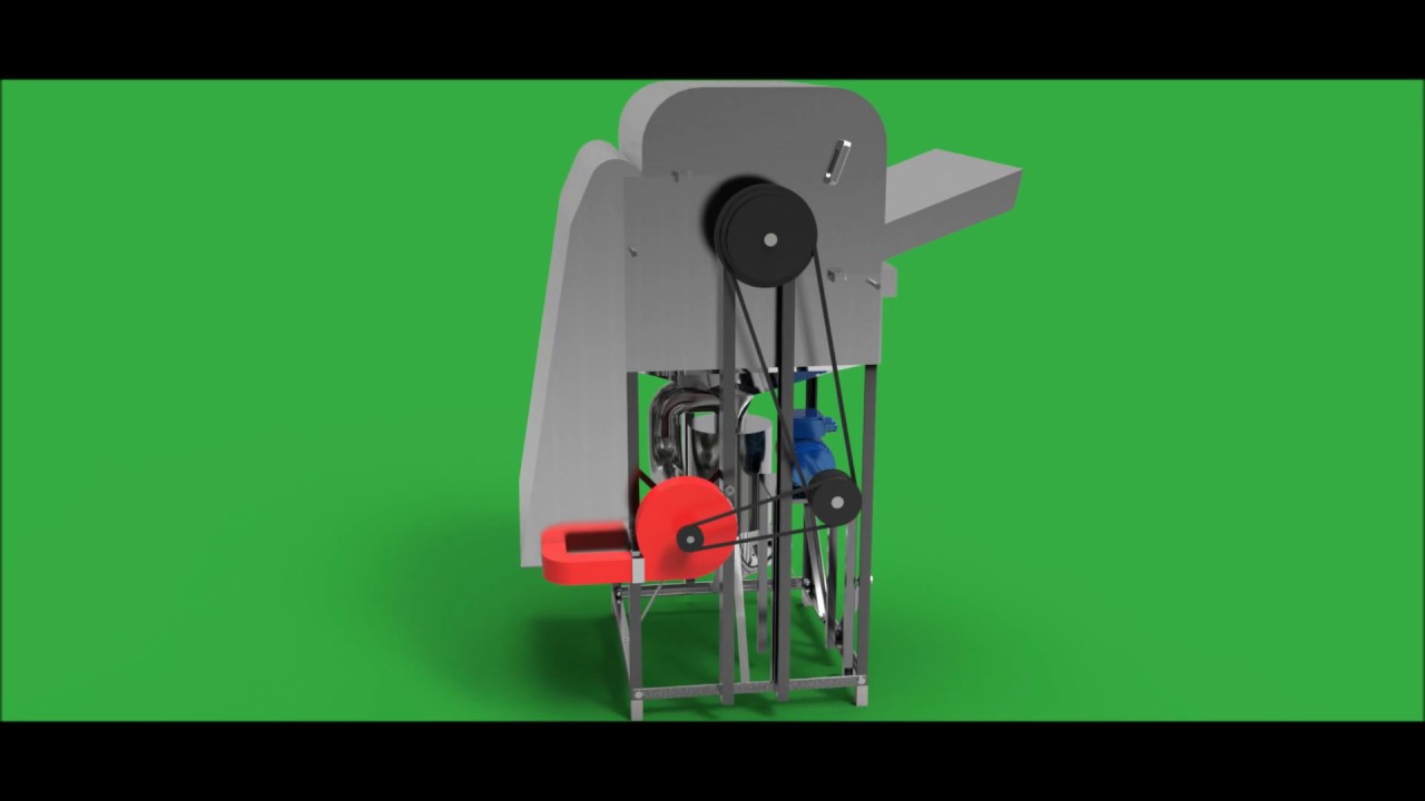Prototipo de máquina TRILLADORA DE QUINUA