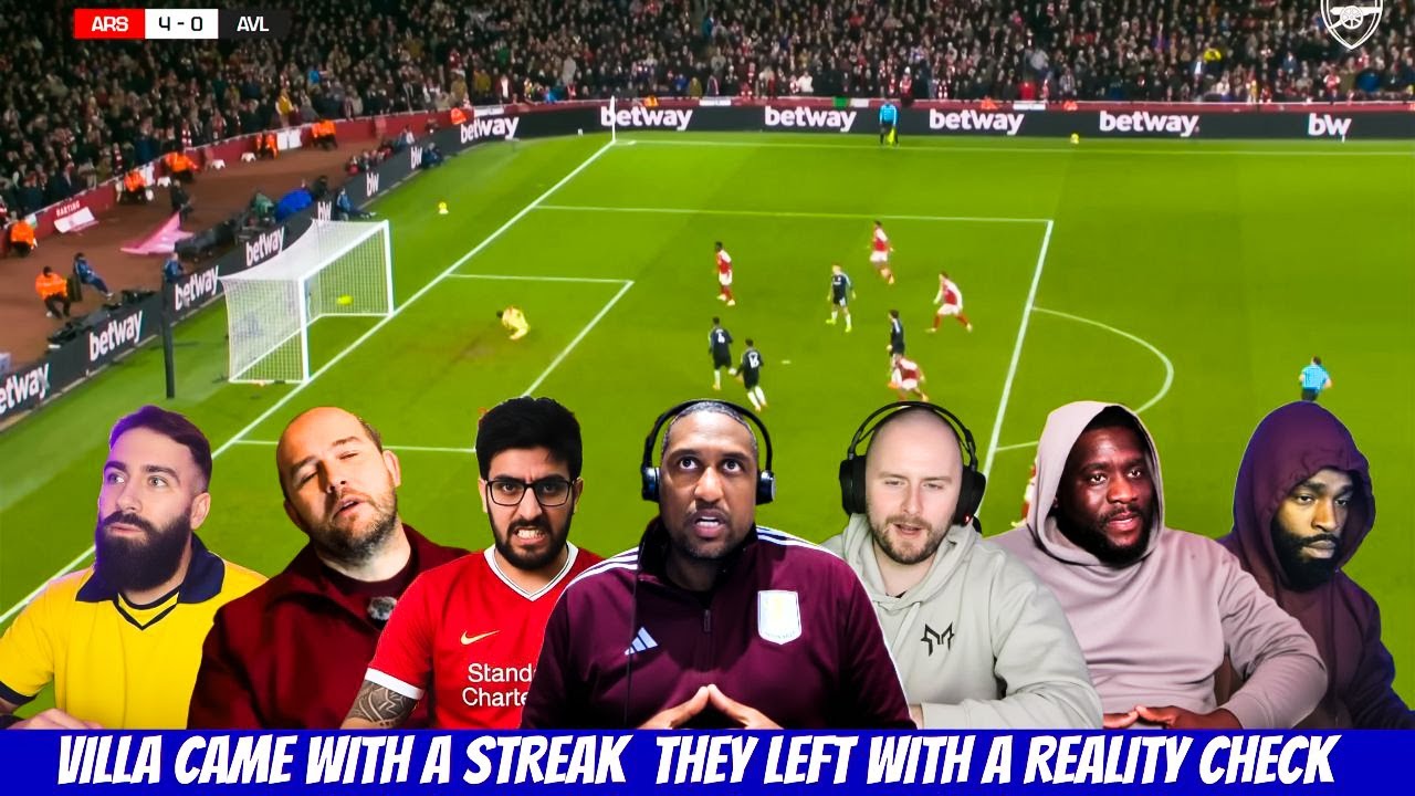 Aston Villa Fans & Arsenal Rivals HEARTBROKEN💔ARSENAL 4-1 ASTON VILLA  | Premier League Fan Reaction