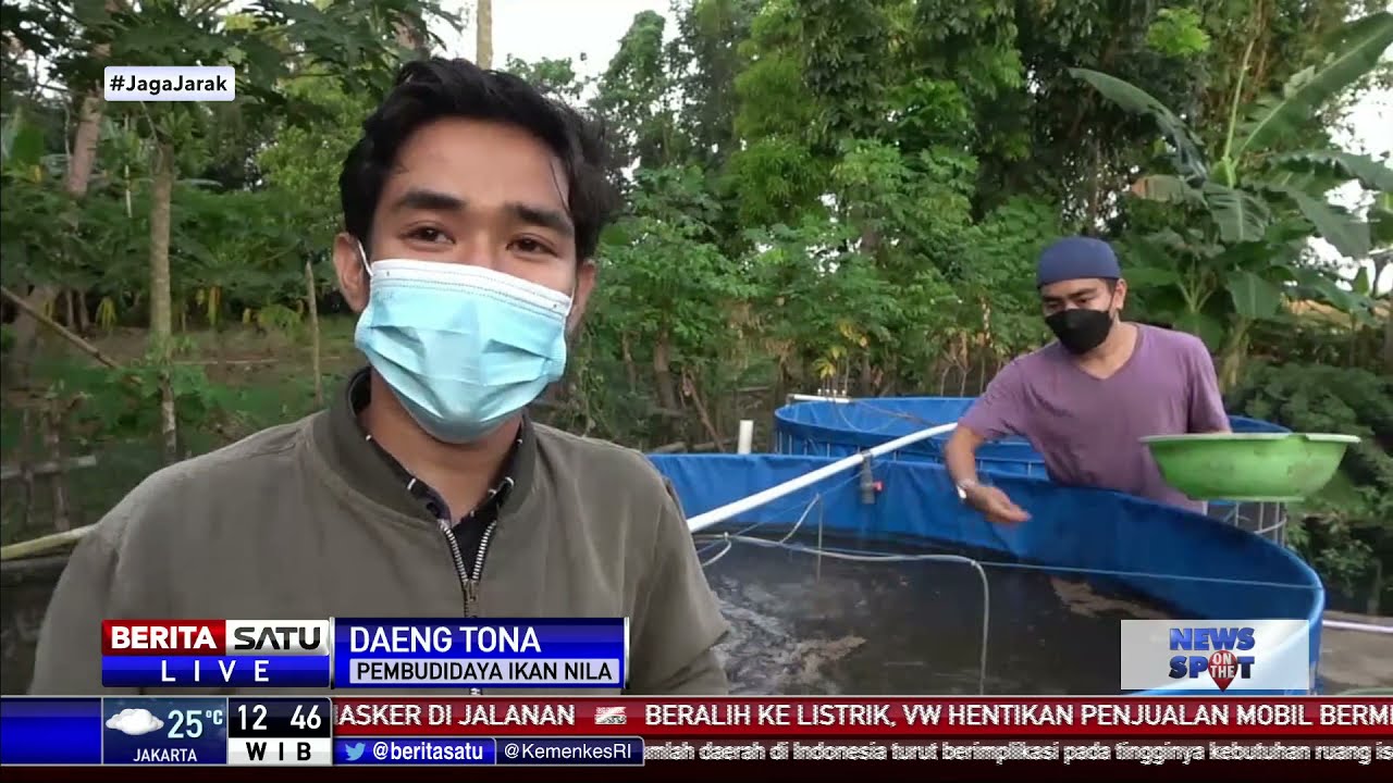 Dua Pemuda Takalar Sukses Budidaya Ikan Nila dengan Teknik Bioflok
