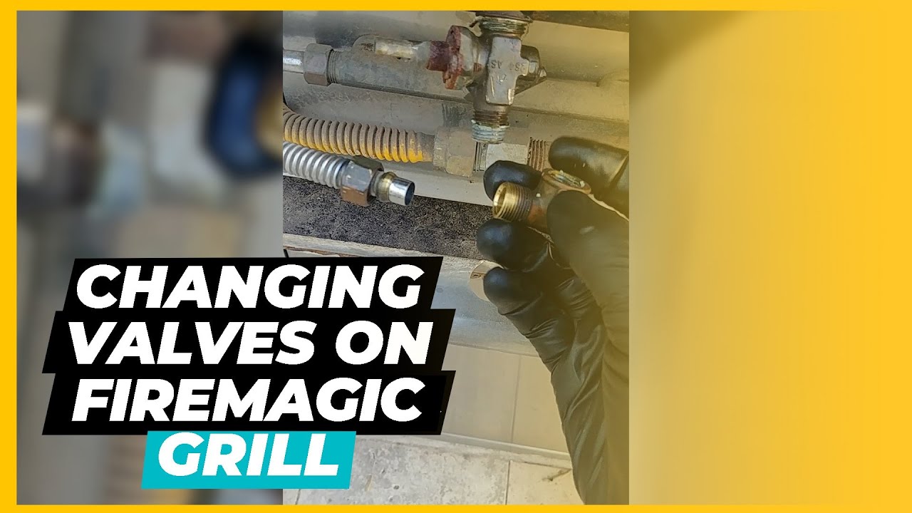 FireMagic Grill Repair - Replacing the gas valves