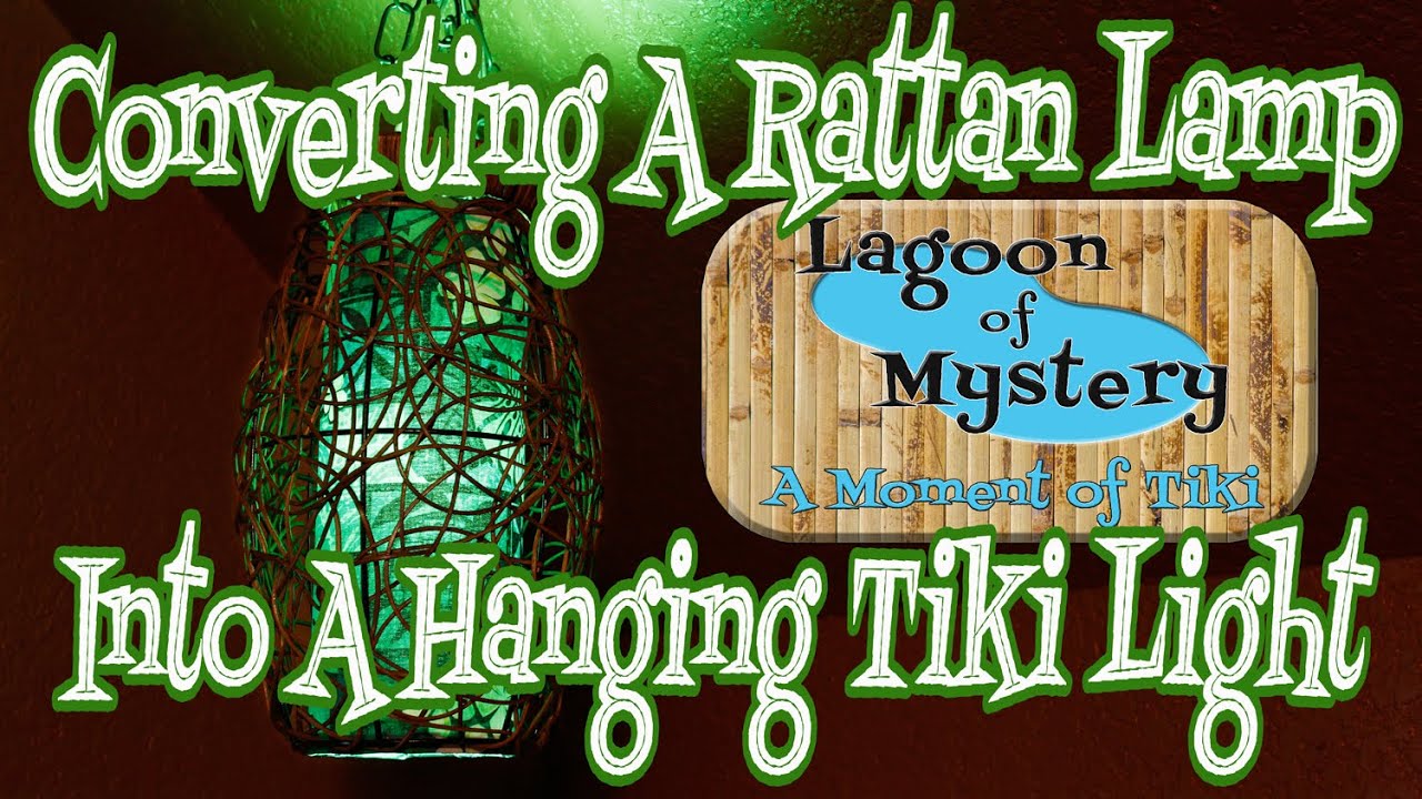 Переделка ротанговой лампы — Момент Тики 40