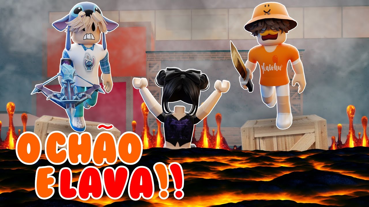 FIZEMOS UM CH&Atilde;O &Eacute; LAVA ENTRE AMIGOS NO MURDER!! 😱🔥