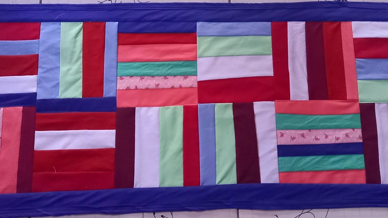PASSADEIRA DE RETALHOS FEITO COM BLOCOS .