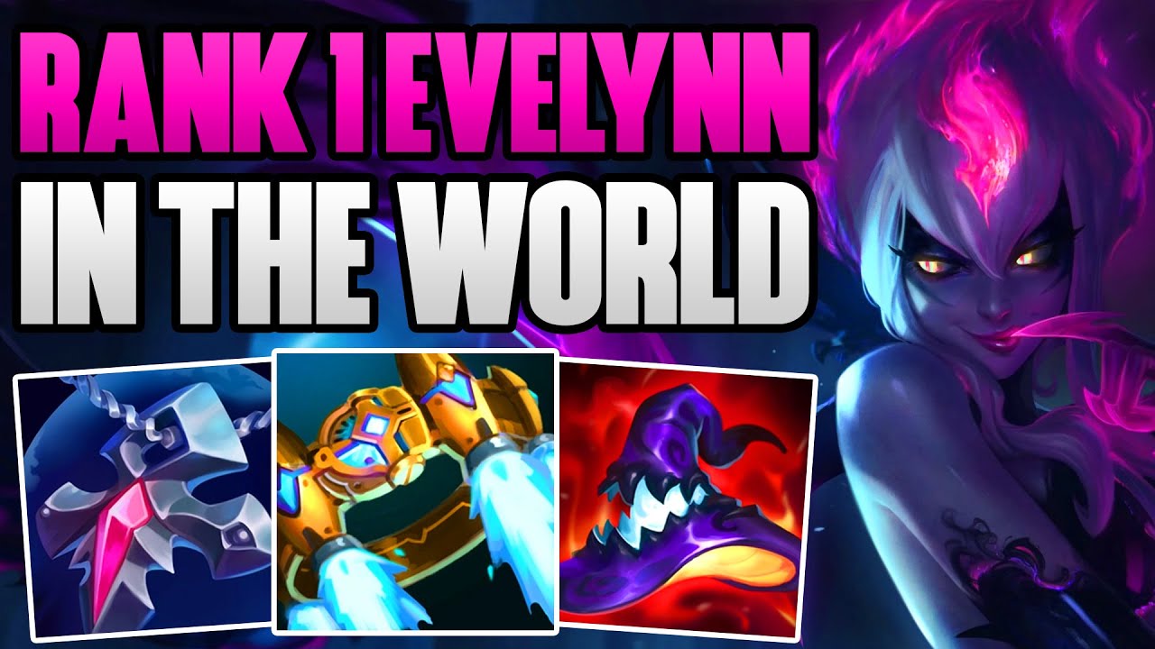BEST EVELYNN IN THE WORLD 1V9 IN CHALLENGER! | CHALLENGER EVELYNN JUNGLE GAMEPLAY | Patch 13.14 S13