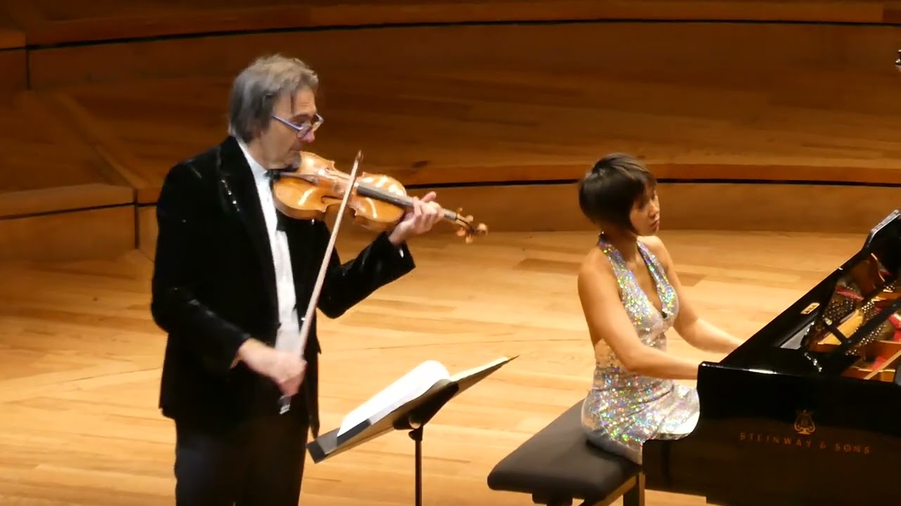 Yuja Wang & Leonidas Kavakos "Rhapsody N°1 for violin and piano SZ 87" de Bela Bartok Paris 2022