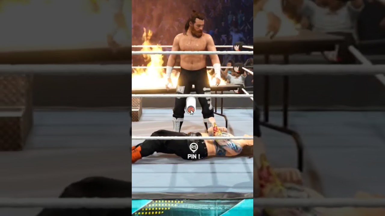 Сами Зейн против девушки в драке ⚡ / WWE 2K25 💥/ WWE 2K Fight 