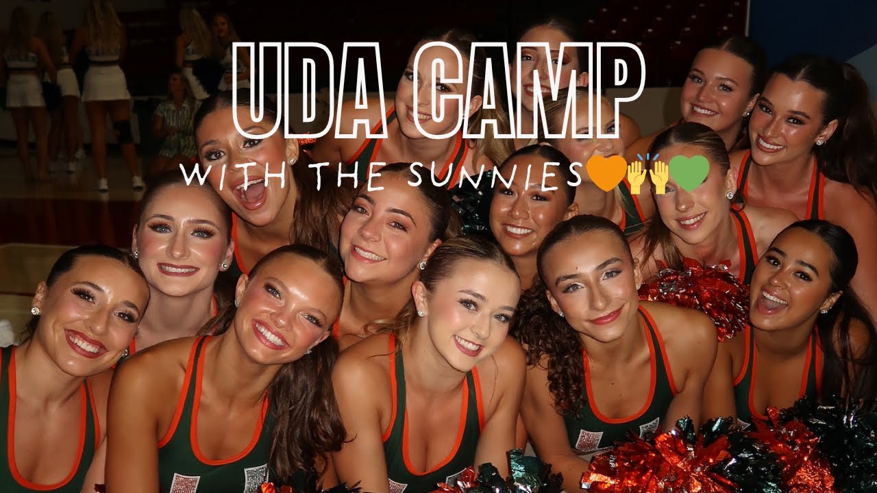UDA CAMP VLOG w/ the UM Sunsations☀️🧡💚 | University of Alabama UDA Camp
