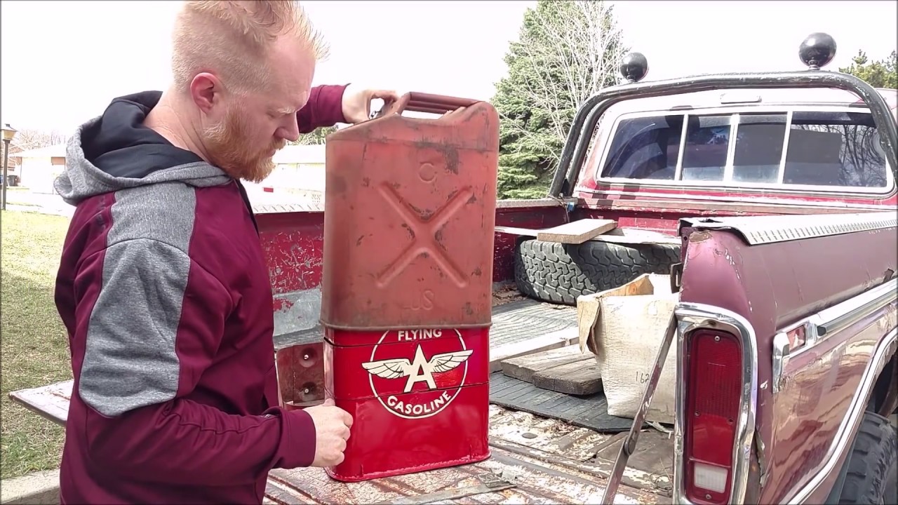 Gas Can Converted into a Tool Box