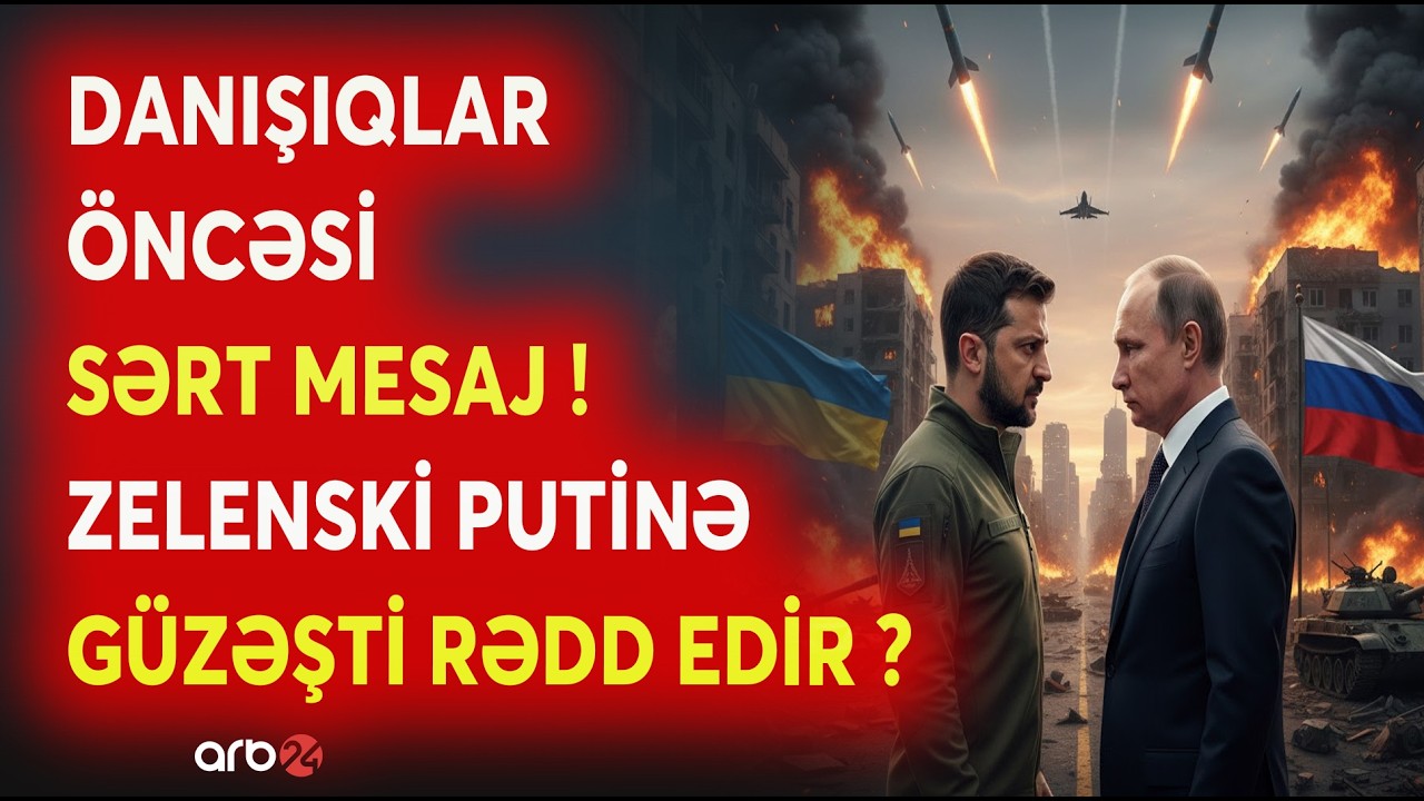 SON DƏQİQƏ! Zelenski Putinə SƏSLƏNDİ! - Ukrayna liderindən Moskvaya XƏBƏRDARLIQ -Kiyevdən SƏRT MÖVQE