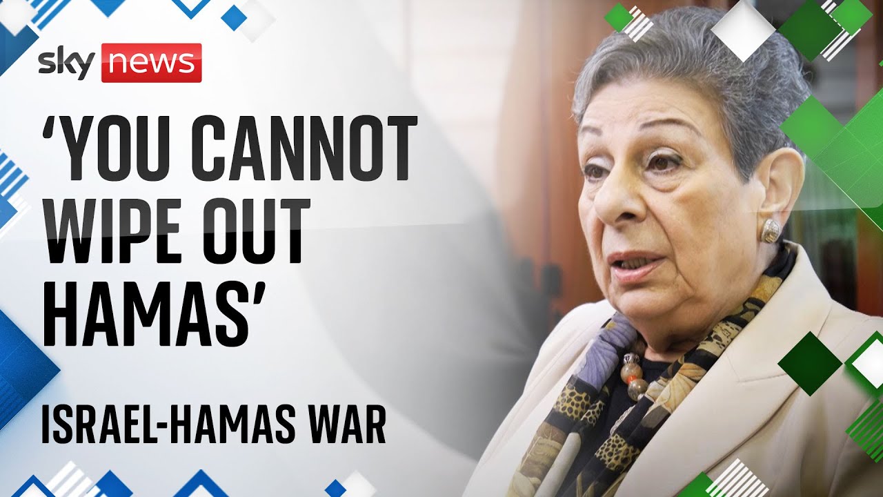 Israel-Hamas war: Sky speaks to veteran Palestinian politician Hanan Ashrawi