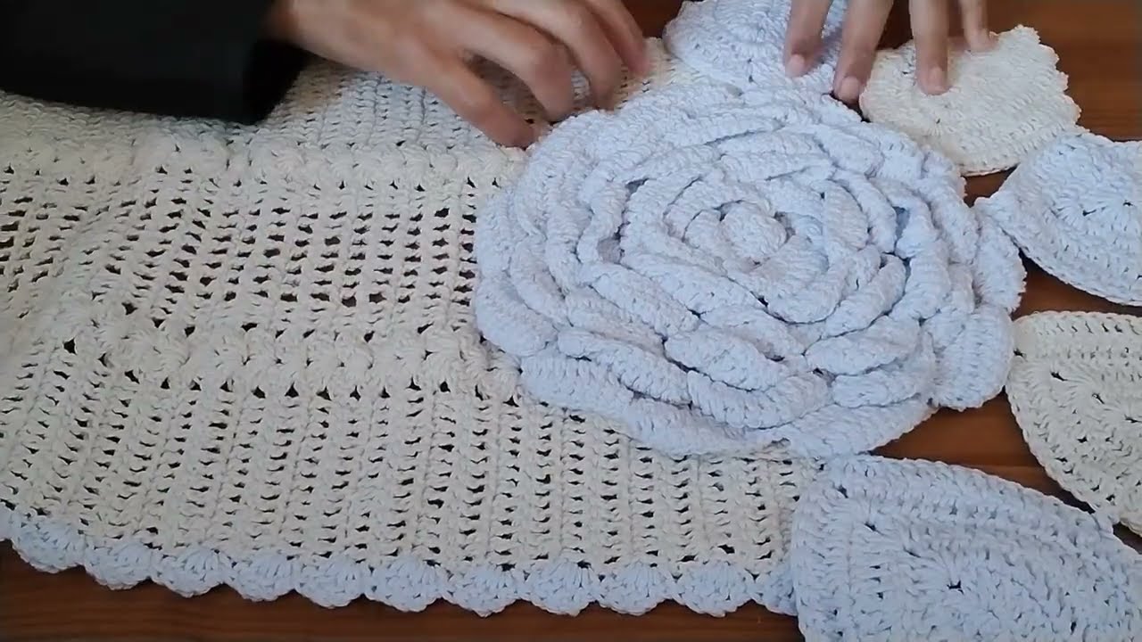 COMO EU COSTURO AS MEGA ROSAS E FAÇO O ACABAMENTO 🌺❤️