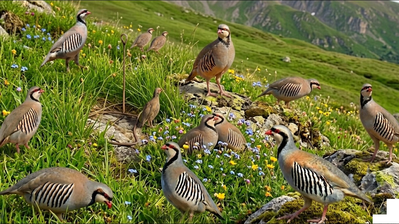 Incredible Countryside Chukar Partridge Bird Catching #zunidabirdhunter