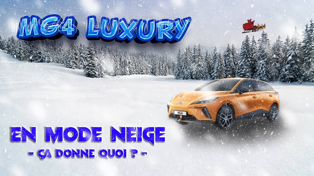 MG4 Luxury - En mode neige, ça donne quoi ?