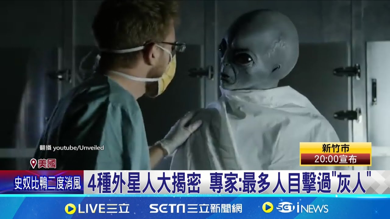美學者宣稱 4種外星人為UFO潛在操控者 4種外星人大揭密 專家: 最多人目擊過