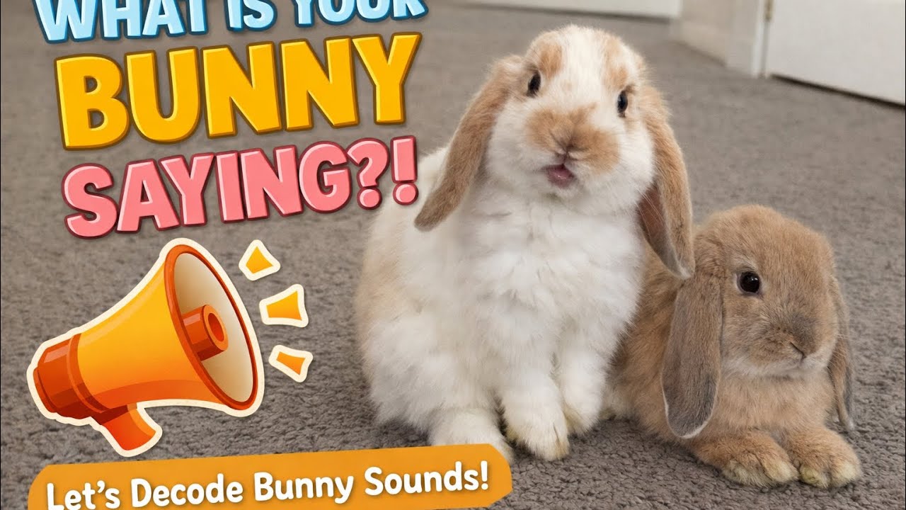 What Is Your Bunny Saying? 🐰 Decode Rabbit Sounds! #bunny 