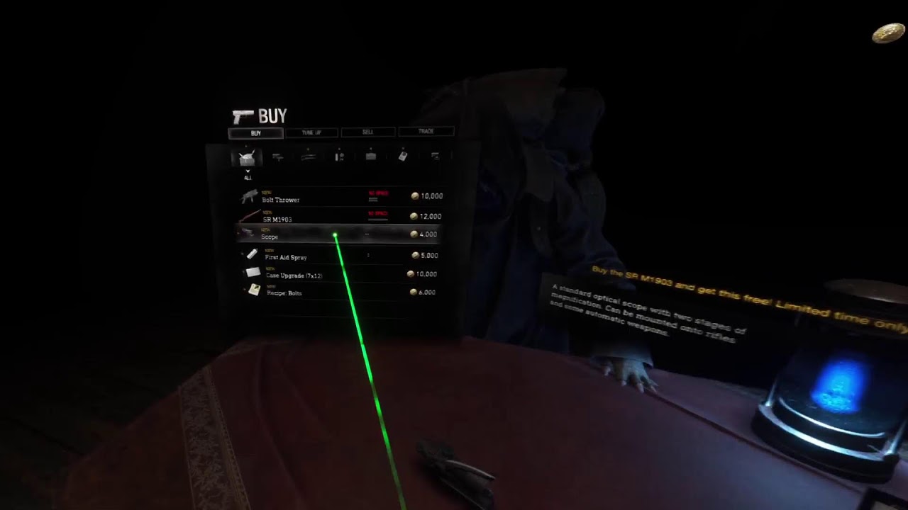 Sofa plays Resident Evil 4 VR