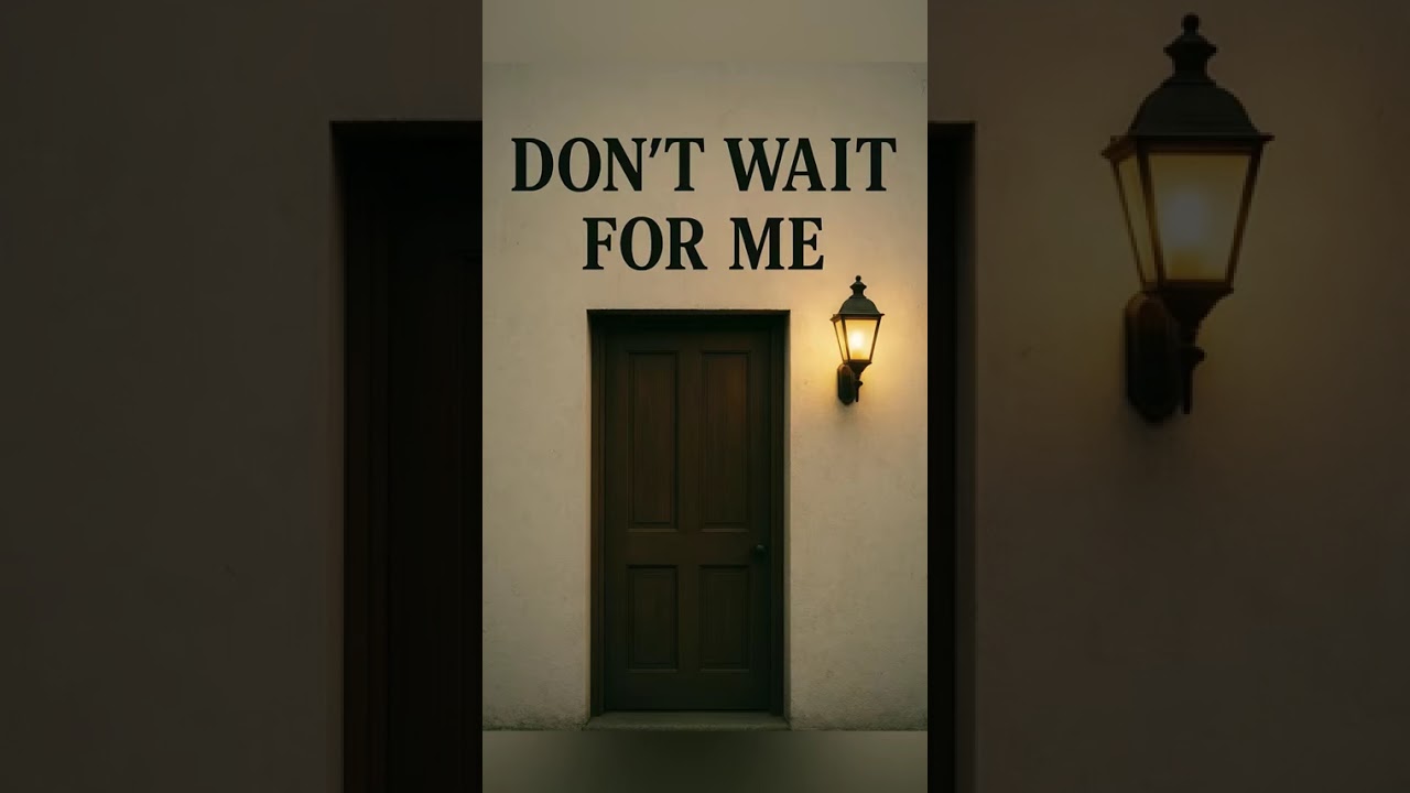 這是一首與AI 合作的一首歌 Don’t Wait For Me