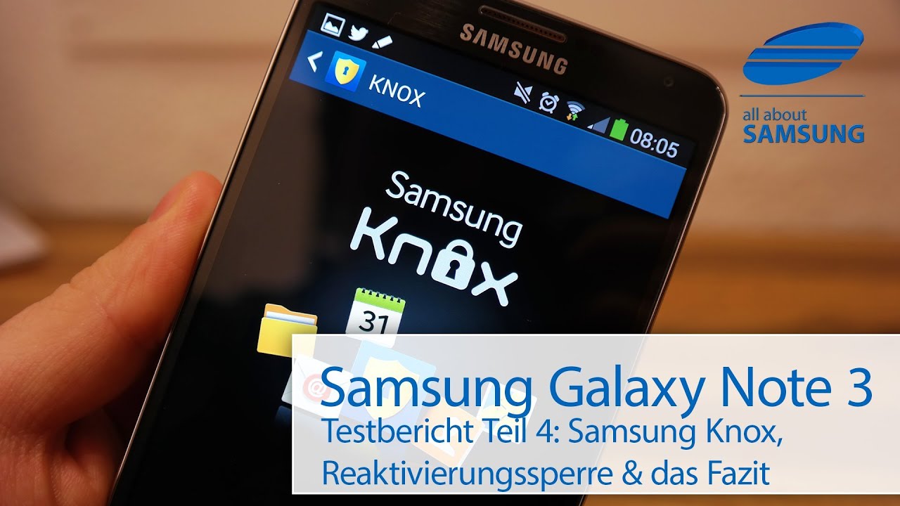 Samsung Galaxy Note 3 Testbericht Teil 4: Das Fazit und die Sicherheit