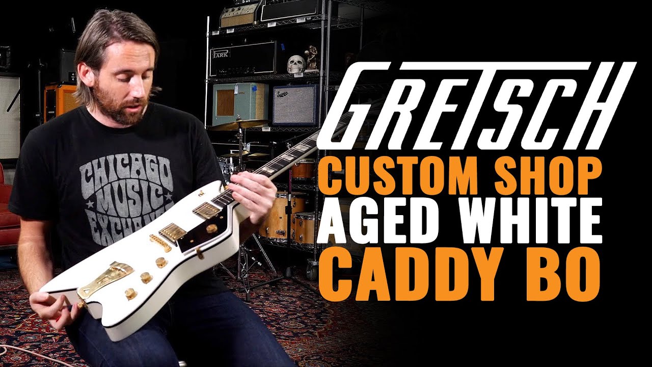 Gretsch Custom Shop Aged White Caddy Bo Master Built by Stephen Stern | CME Gear Demo