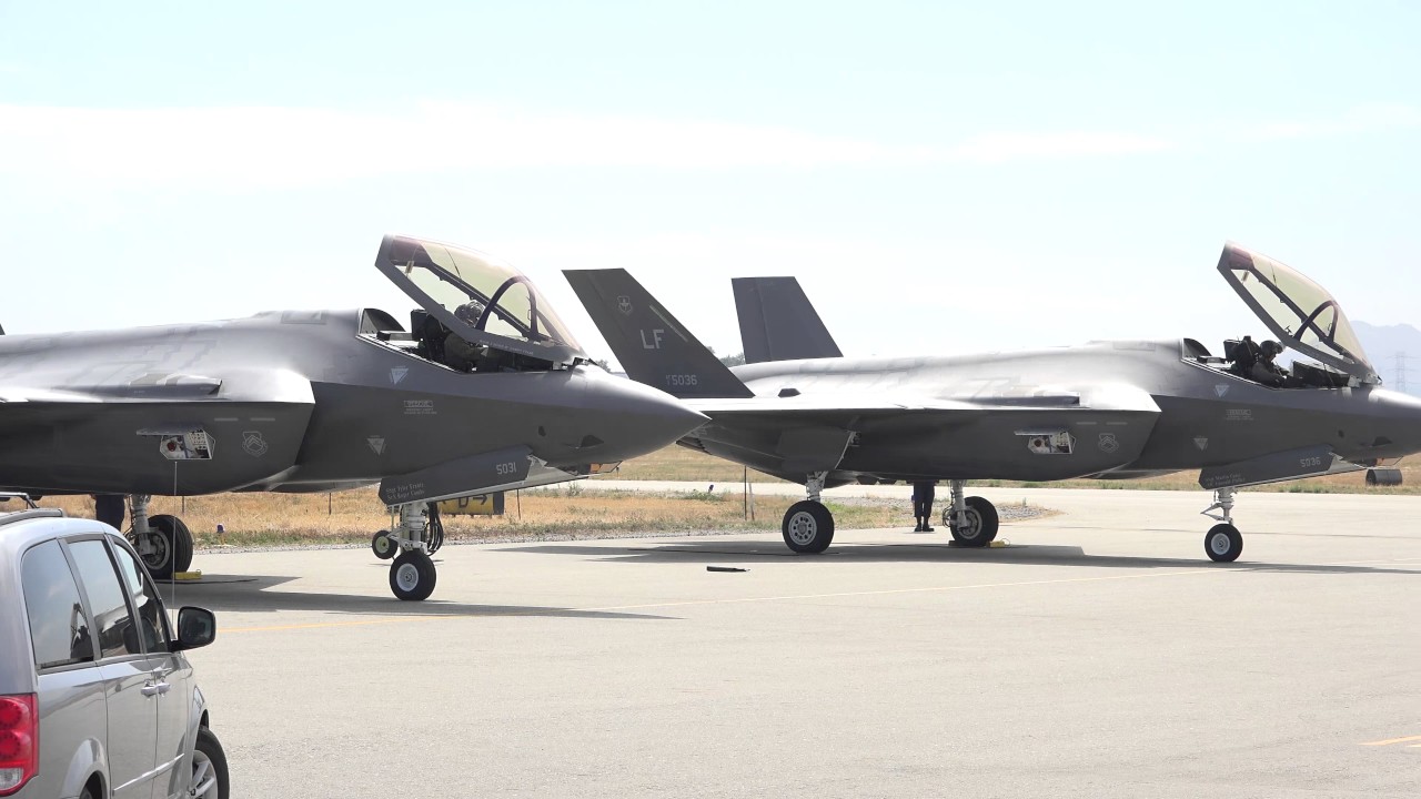 USAF F-35A Startup & Afterburner Takeoff
