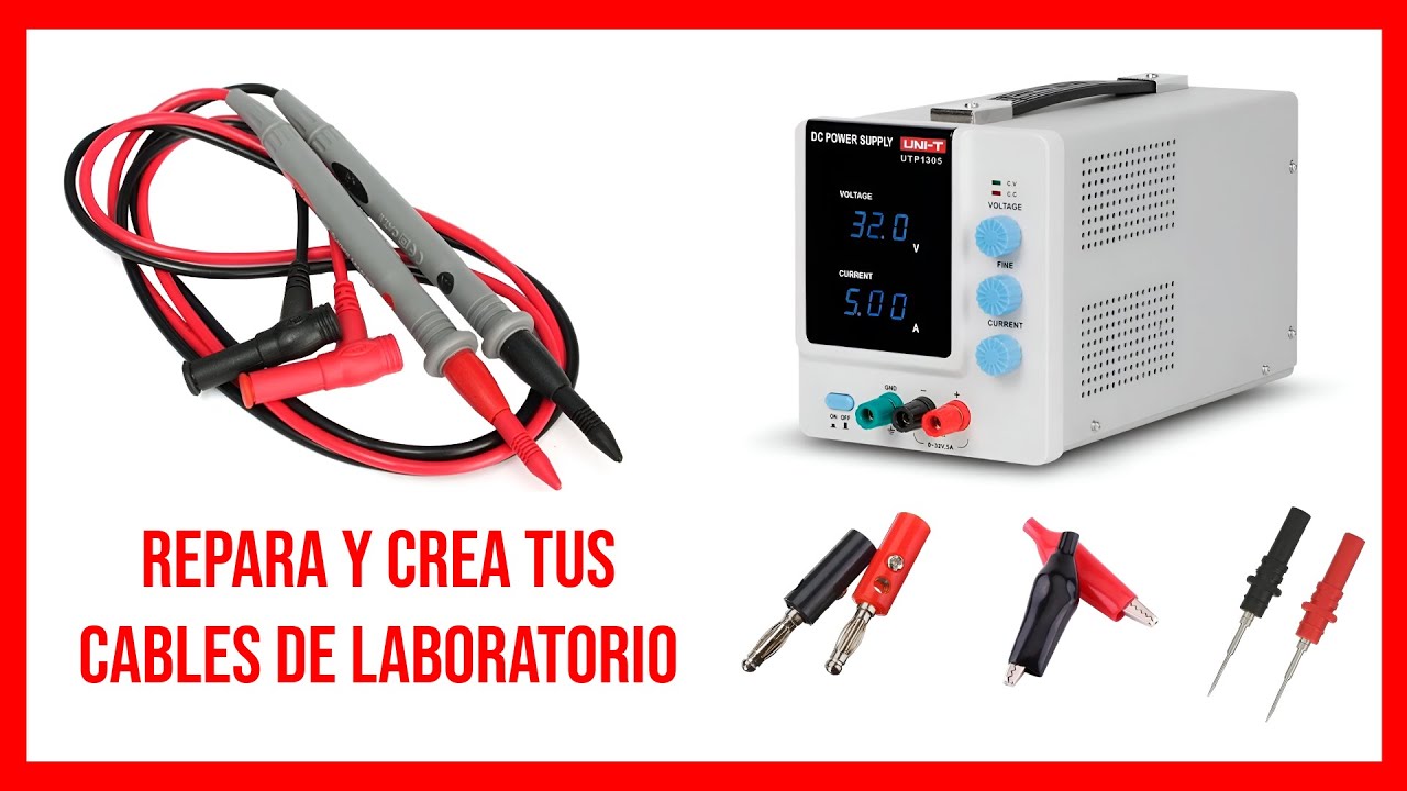 ▷ Como Reparar los Cables de un Multímetro y Crear Cables de Laboratorio