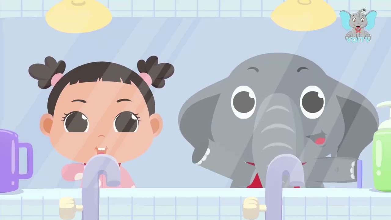 B&agrave;i H&aacute;t Dạy B&eacute; Đ&aacute;nh Răng | Tooth Brushing Song | Nhạc Thiếu Nhi Hay | Voi TV