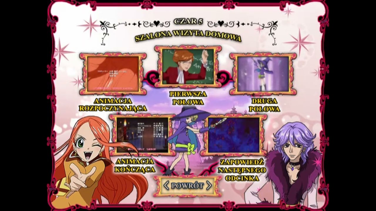 Słodkie Słodkie Czary (Sugar Sugar Rune PL Version) Part 1 DVD Menus