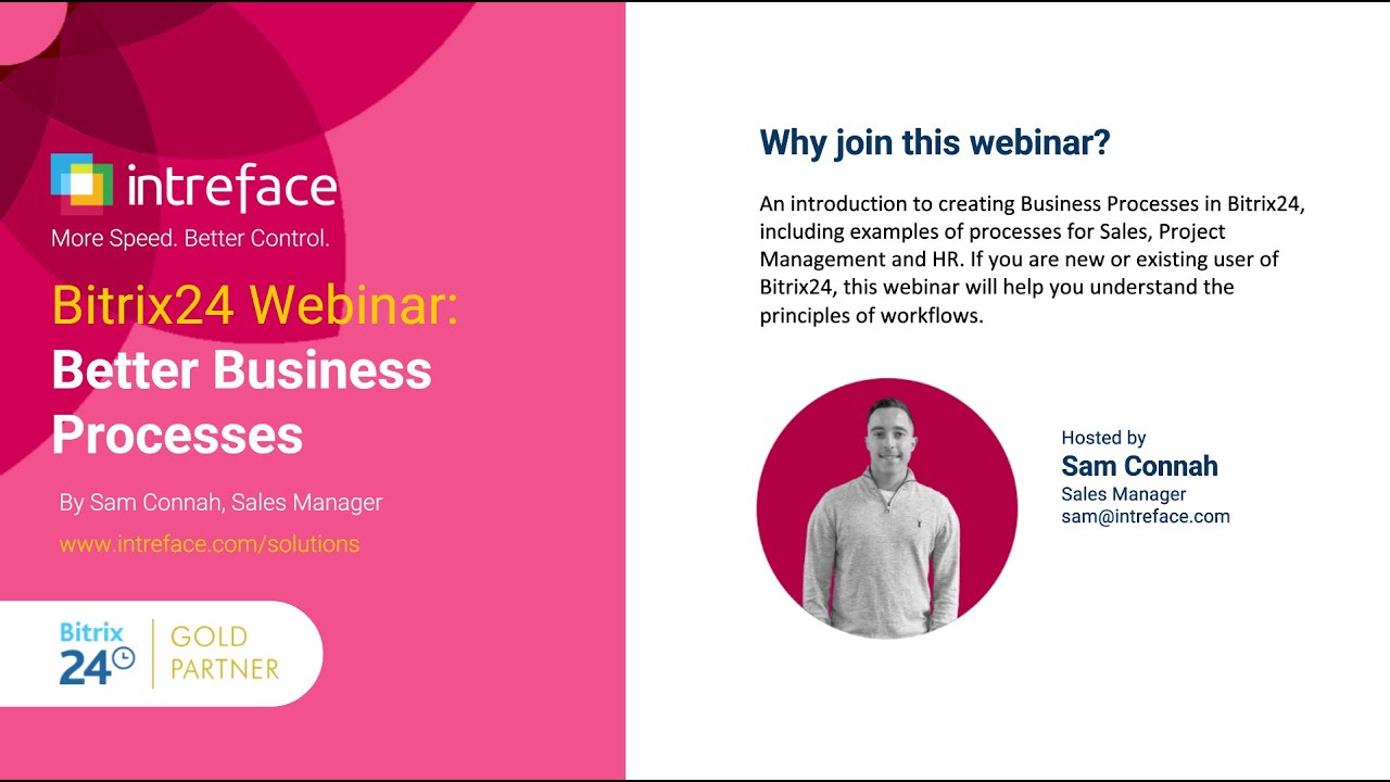 Bitrix24 Webinar: Better Business Processes
