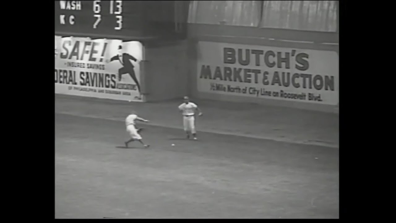 April 1959 - LA Dodgers at Philadelphia Phillies from Connie Mack Stadium (Highlights)
