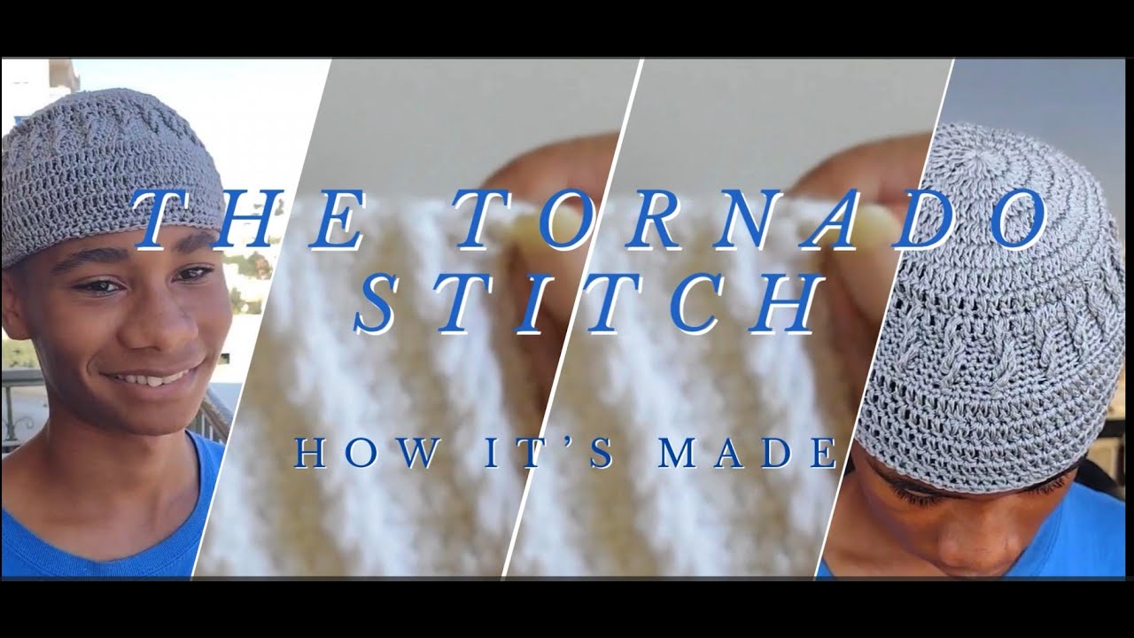 EASY Tornado Stitch Perfect for Beanies, Scarves, and Blankets