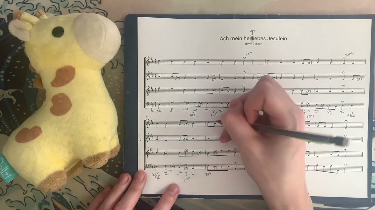 Дж.С. Бах, BWV 248.09, «Ach mein herzliebes Jesulein», Анализ.