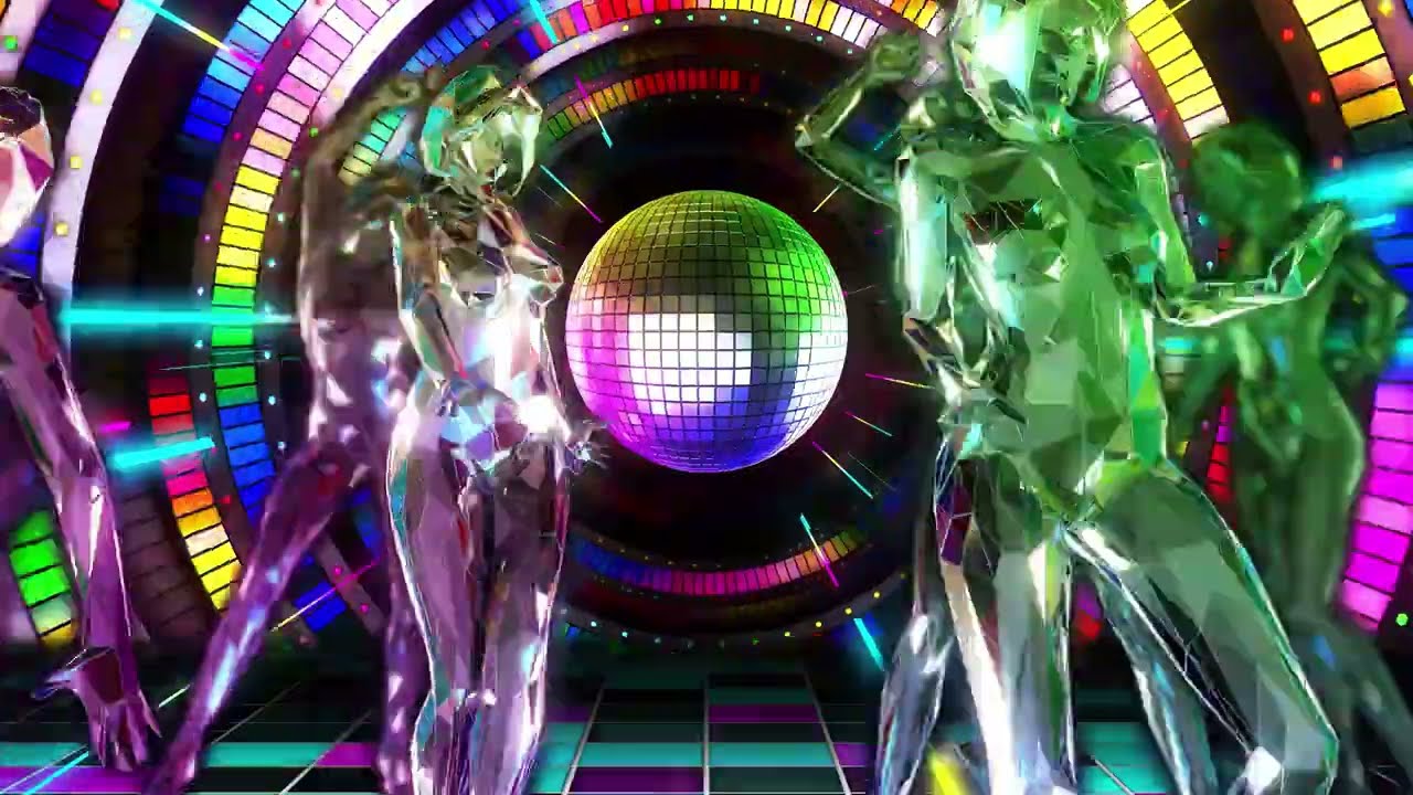 10 Hours 4K Rousing Dance Party With Disco Ball | Background Party